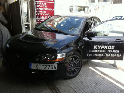 Mitsubishi EVO για… αυτοκίνητο αντικατάστασης